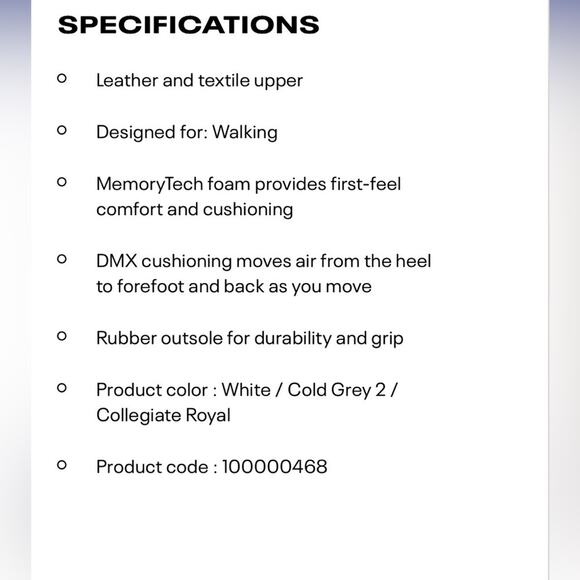 Reebok Walk Ultra 7 DMX Max Women's White Shoes- 9.5 - Picture 9 of 9